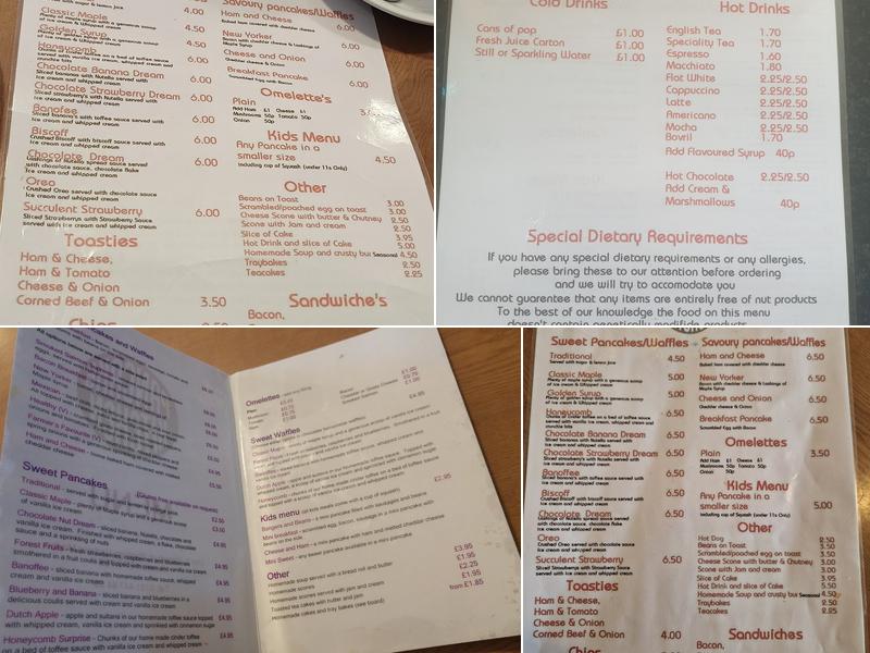 The Pancake Kitchen Menu