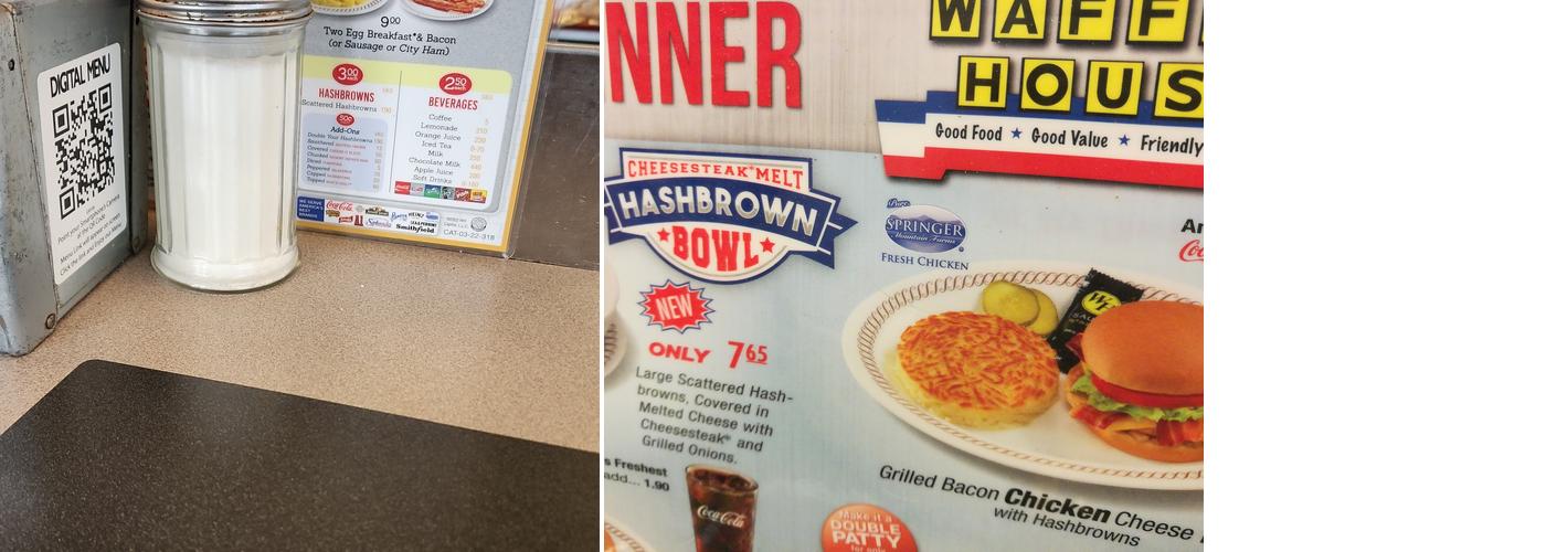 Waffle House Menu