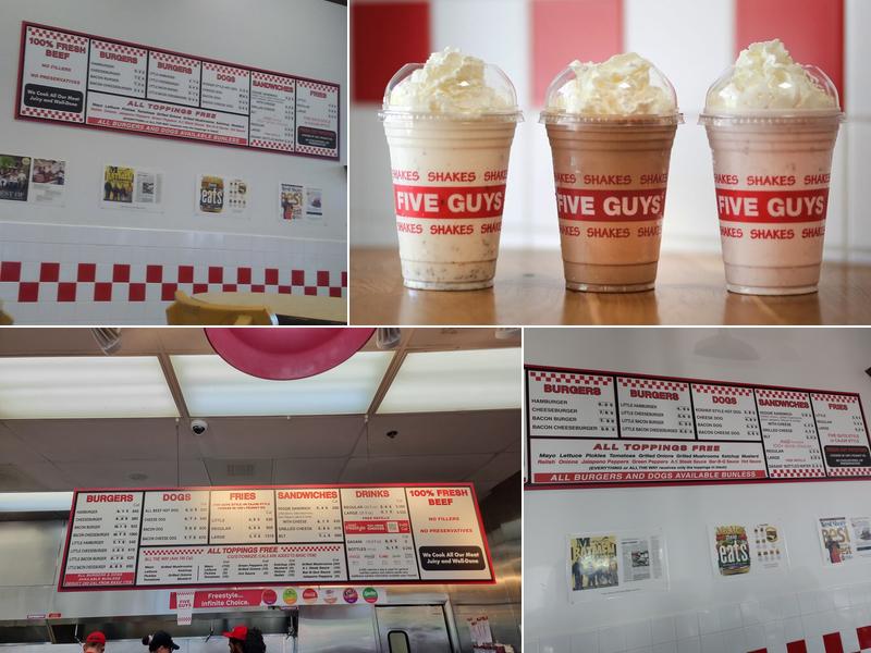 Five Guys Menu