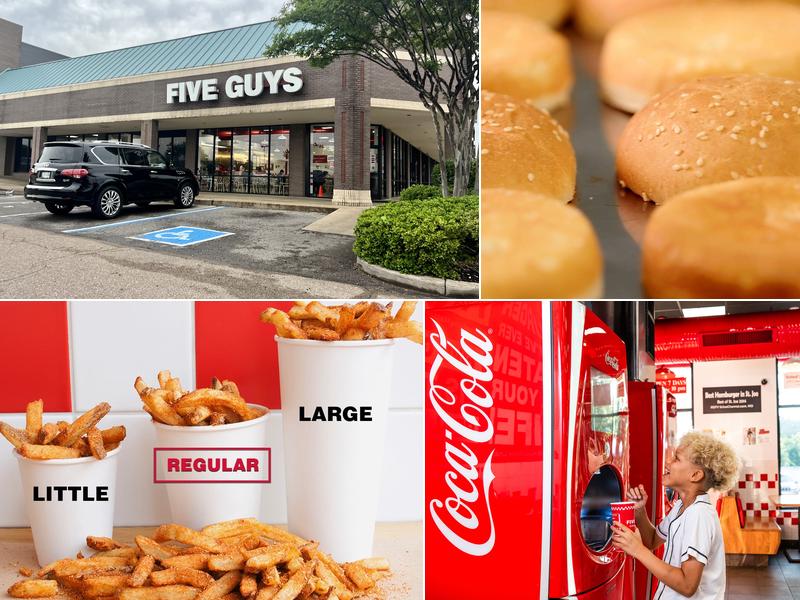 Five Guys 6600 Stage Rd Suite 137, Bartlett