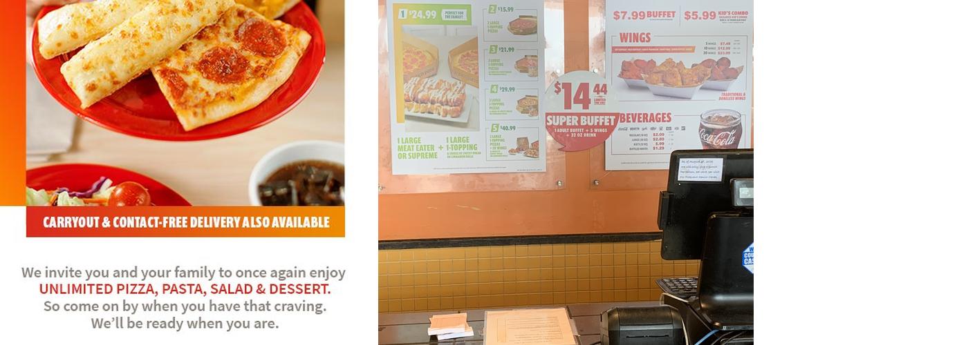 Cicis Pizza Menu