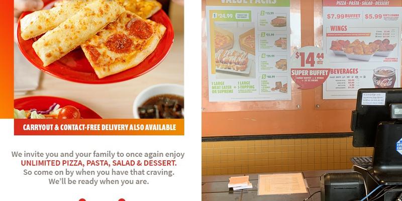 Cicis Pizza Menu