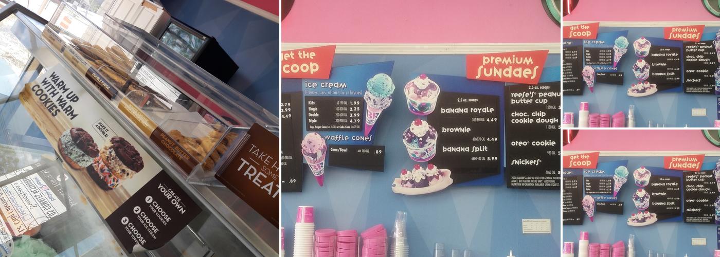 Baskin-Robbins Menu