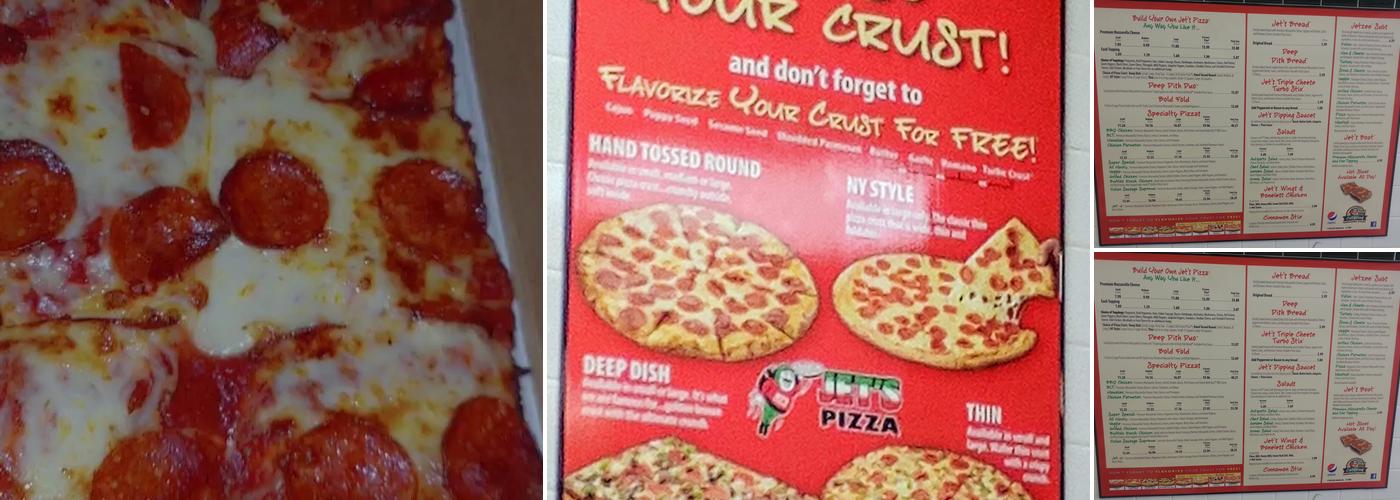 Jet's Pizza Menu