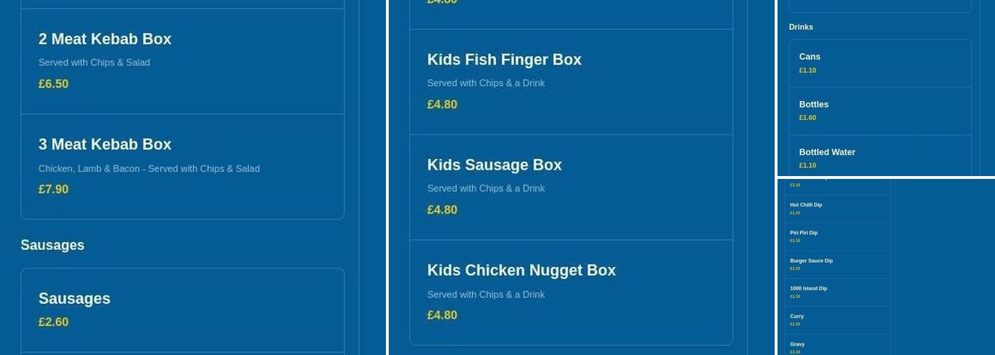 The Chip Basket Menu