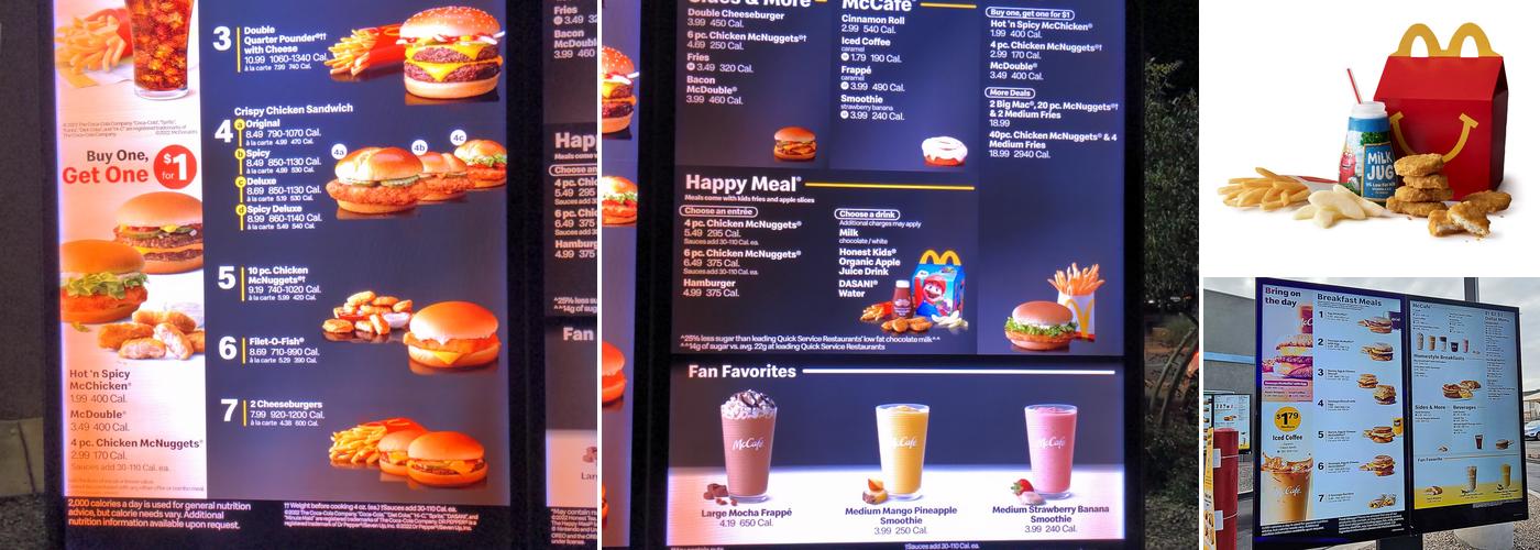 McDonald's Menu