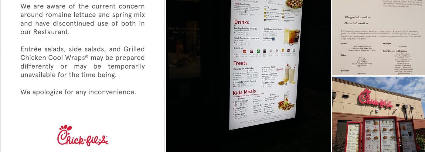 Chick-fil-A Menu