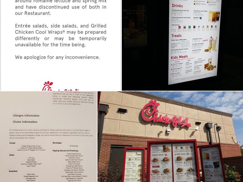 Chick-fil-A Menu