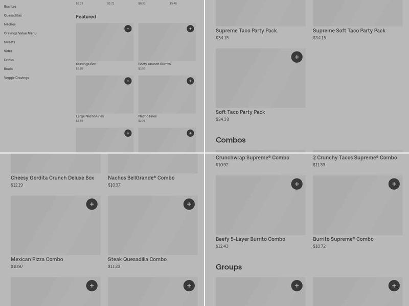 Taco Bell Menu
