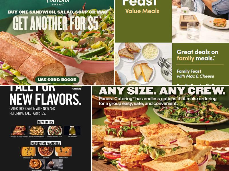 Panera Bread Menu