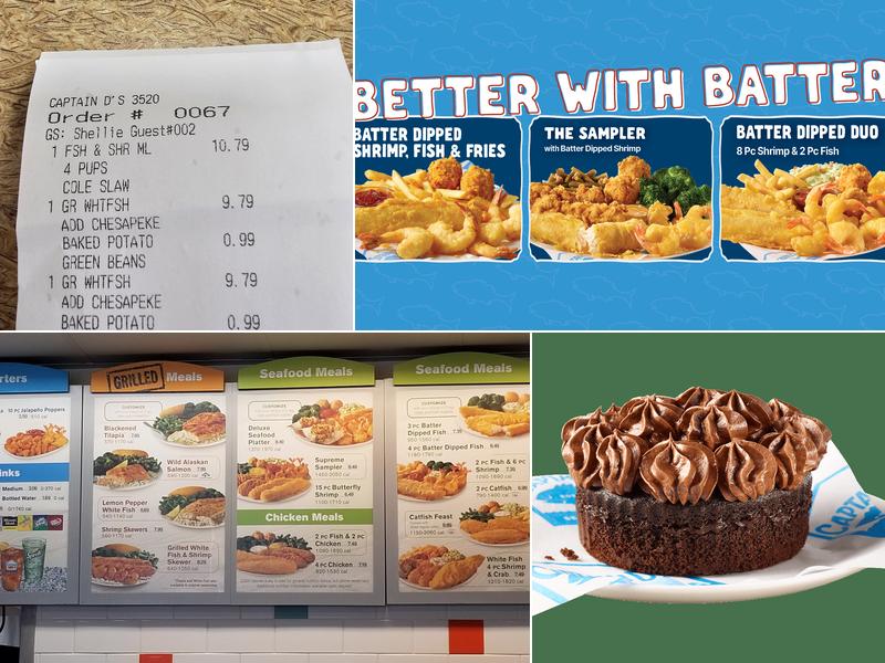 Captain D's Menu