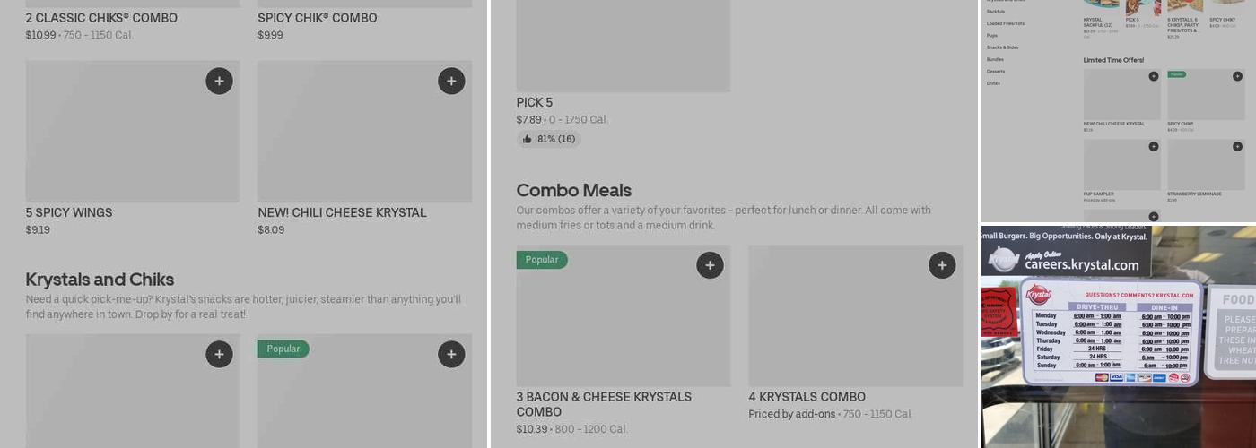 Krystal Menu