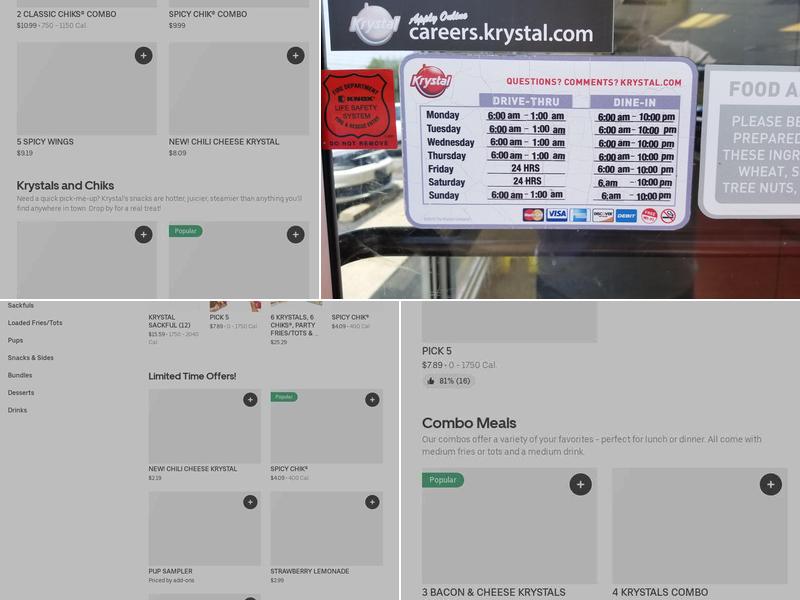 Krystal Menu