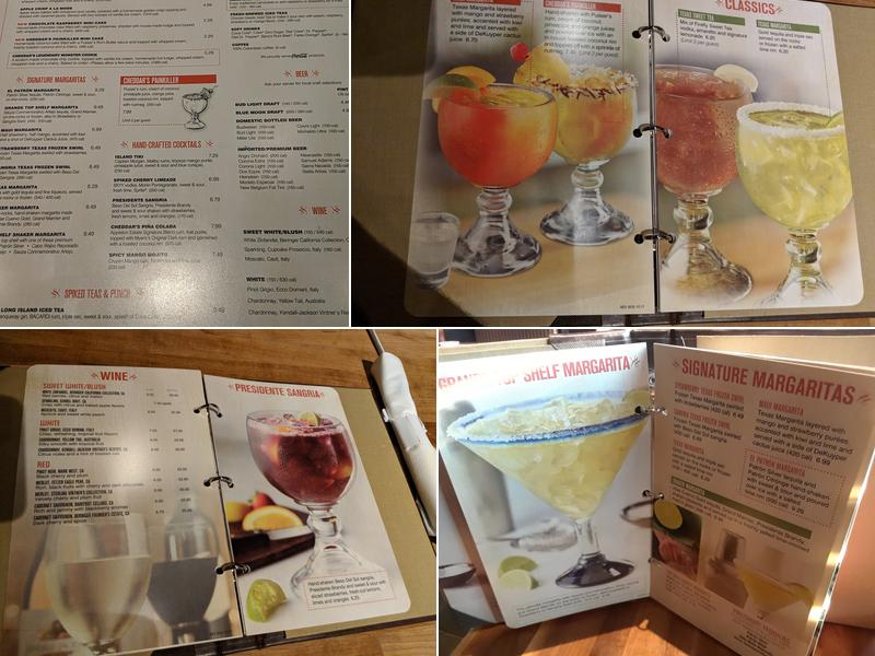 Cheddar's Scratch Kitchen Menu