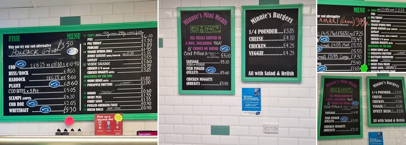 Minnie Bertha's Menu