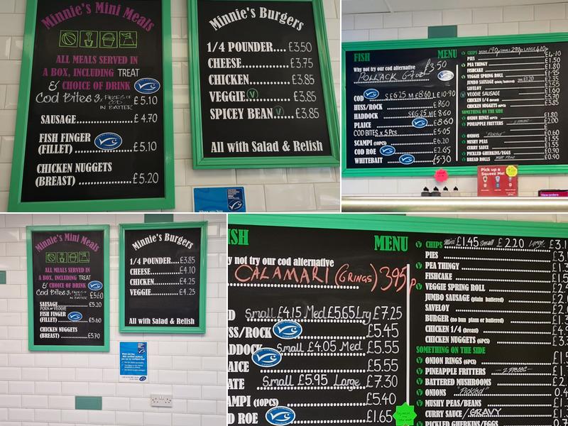 Minnie Bertha's Menu