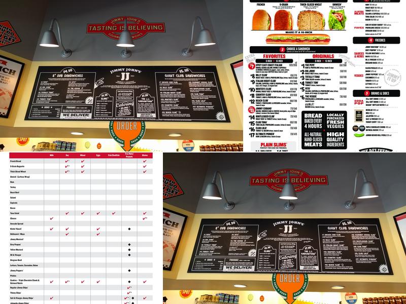 Jimmy John's Menu