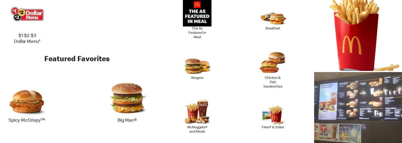 McDonald's Menu