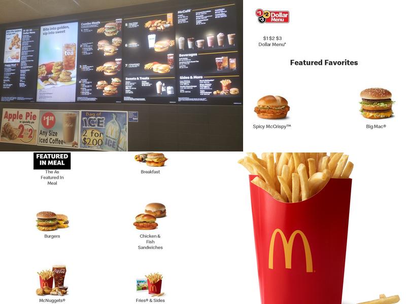McDonald's Menu
