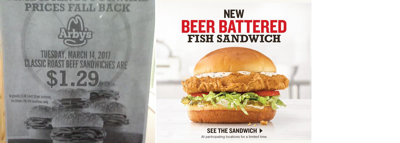 Arby's Menu
