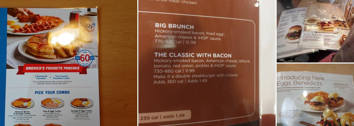 IHOP Menu