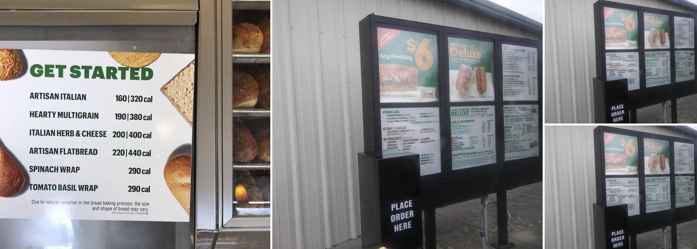 Subway Menu