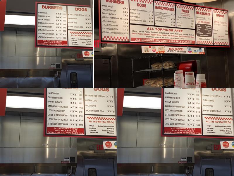 Five Guys Menu
