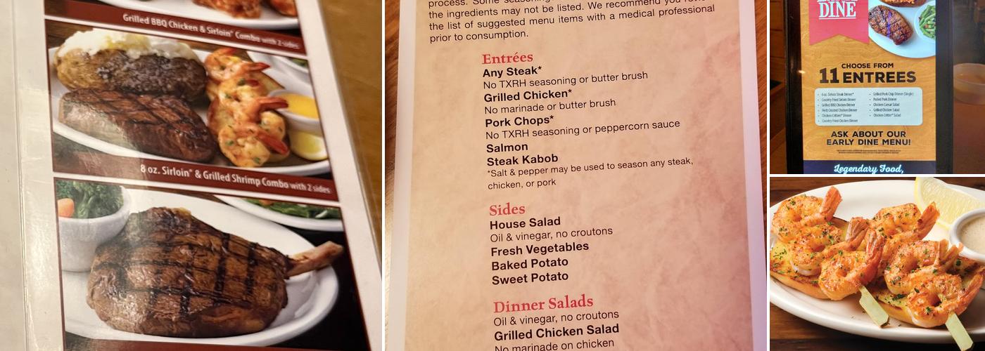 Texas Roadhouse Menu