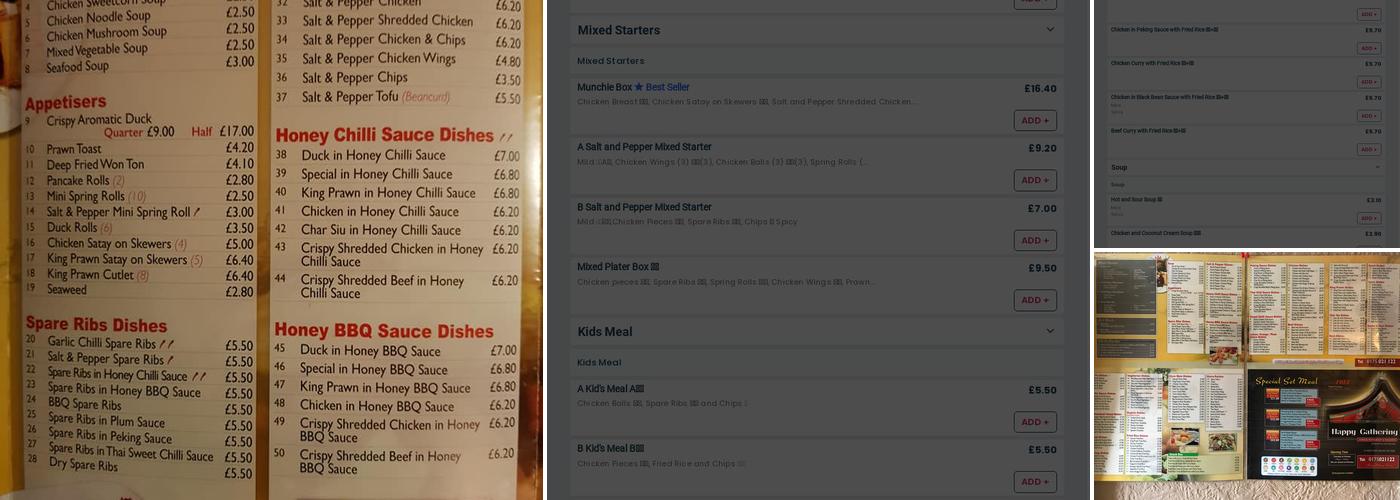 Happy Gathering Menu