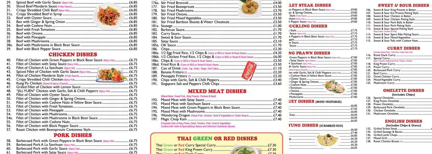 Mandarin Kitchen Menu