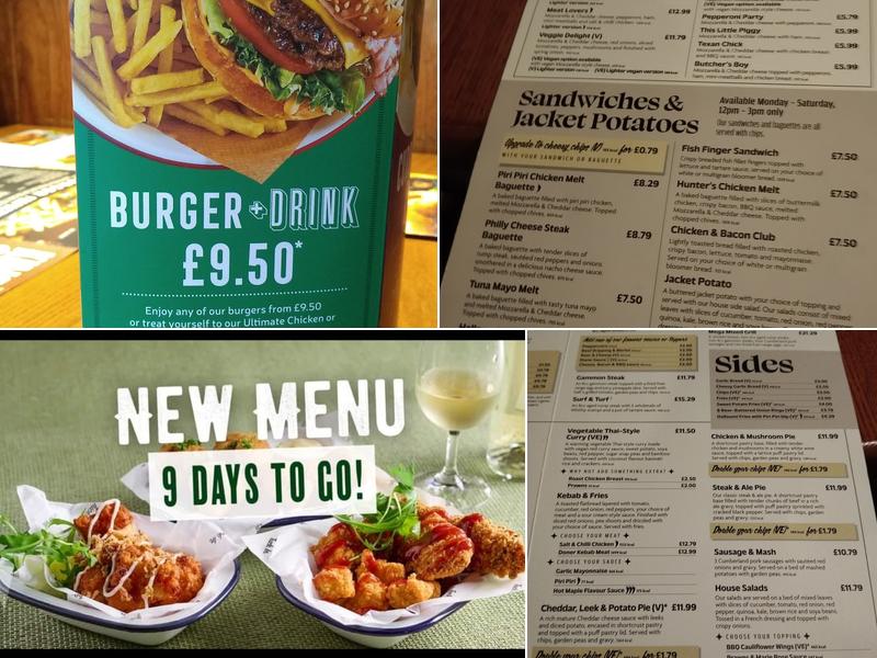 Standing Stones Menu