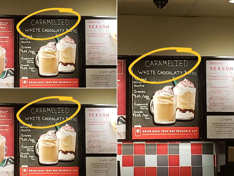 Starbucks Menu
