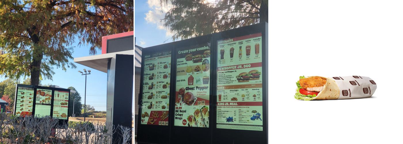 Burger King Menu