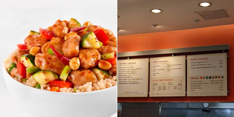 Panda Express Menu