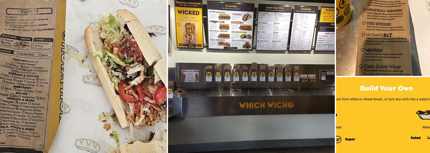 Which Wich Superior Sandwiches Menu