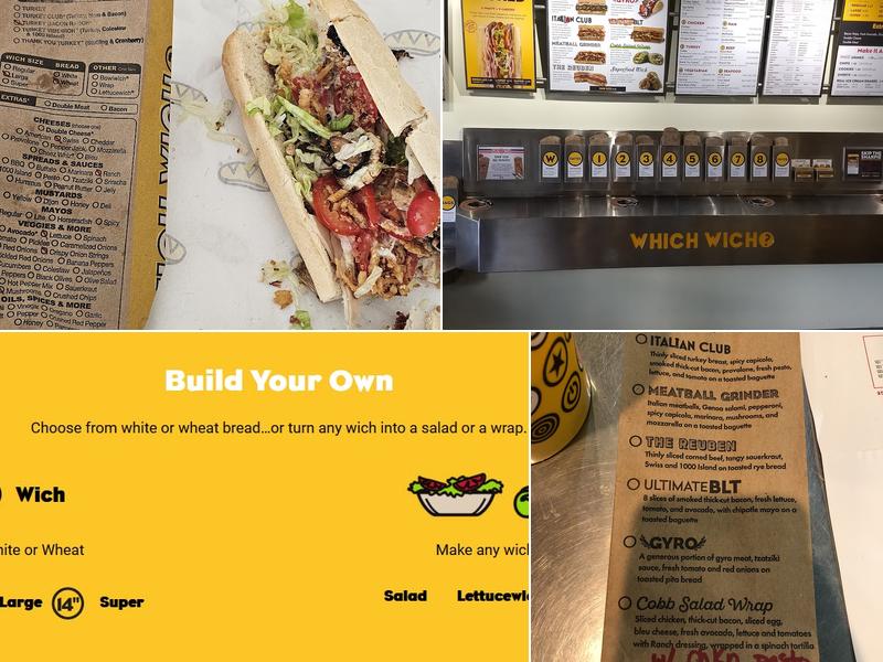 Which Wich Superior Sandwiches Menu
