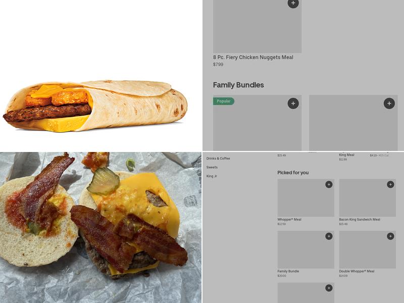 Burger King Menu