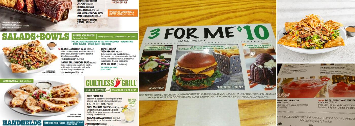 Chili's Grill & Bar Menu