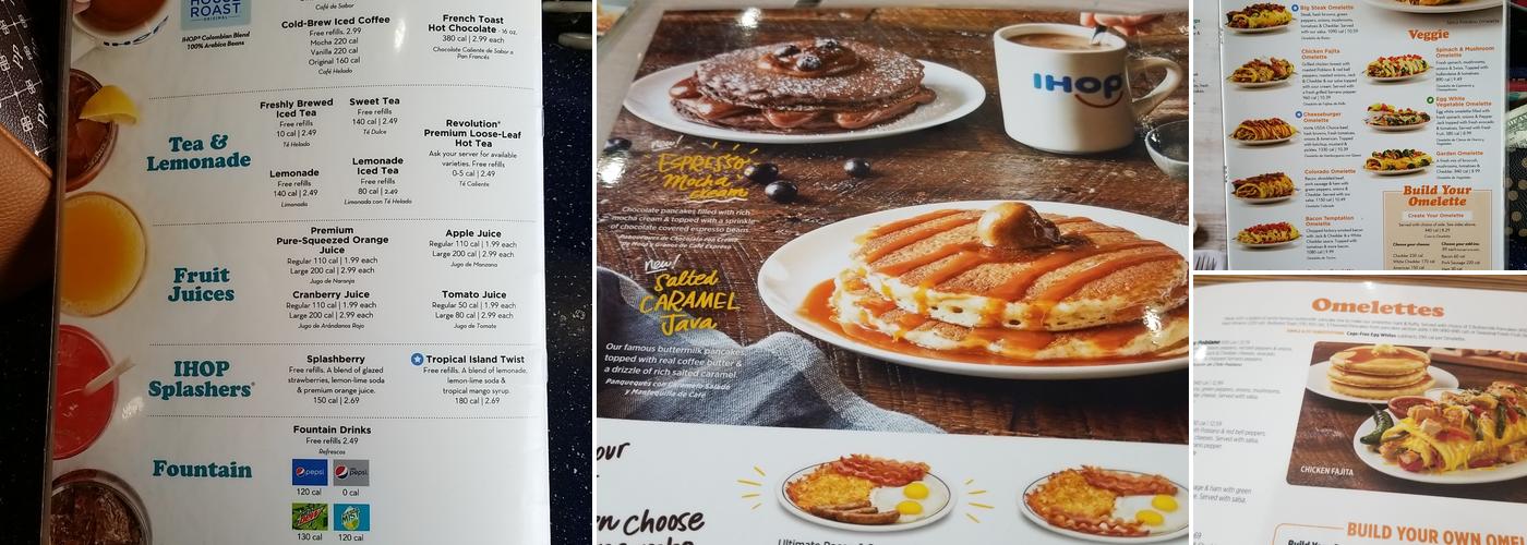 IHOP Menu