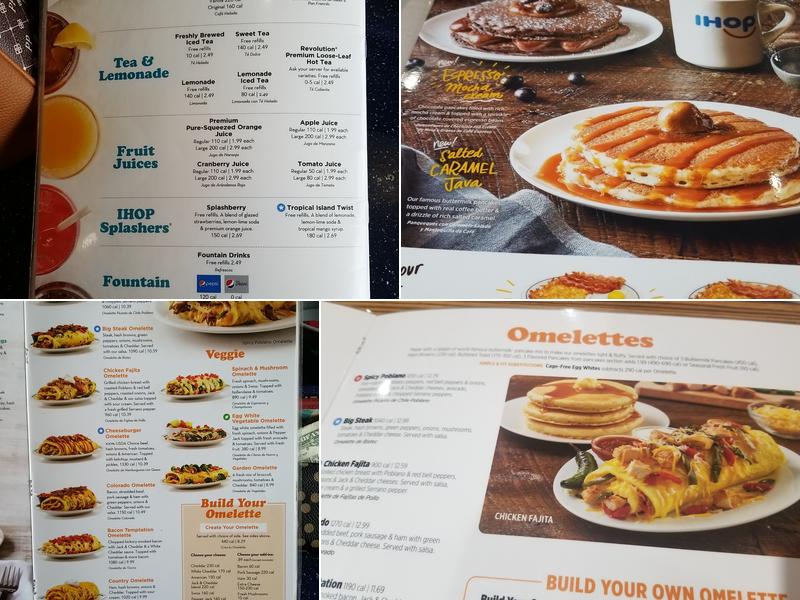 IHOP Menu