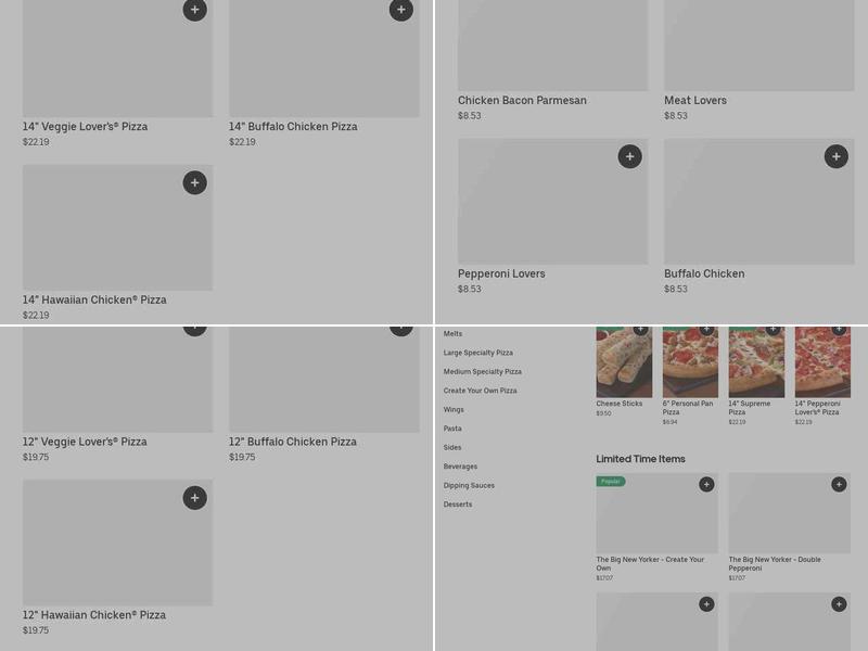 Pizza Hut Menu