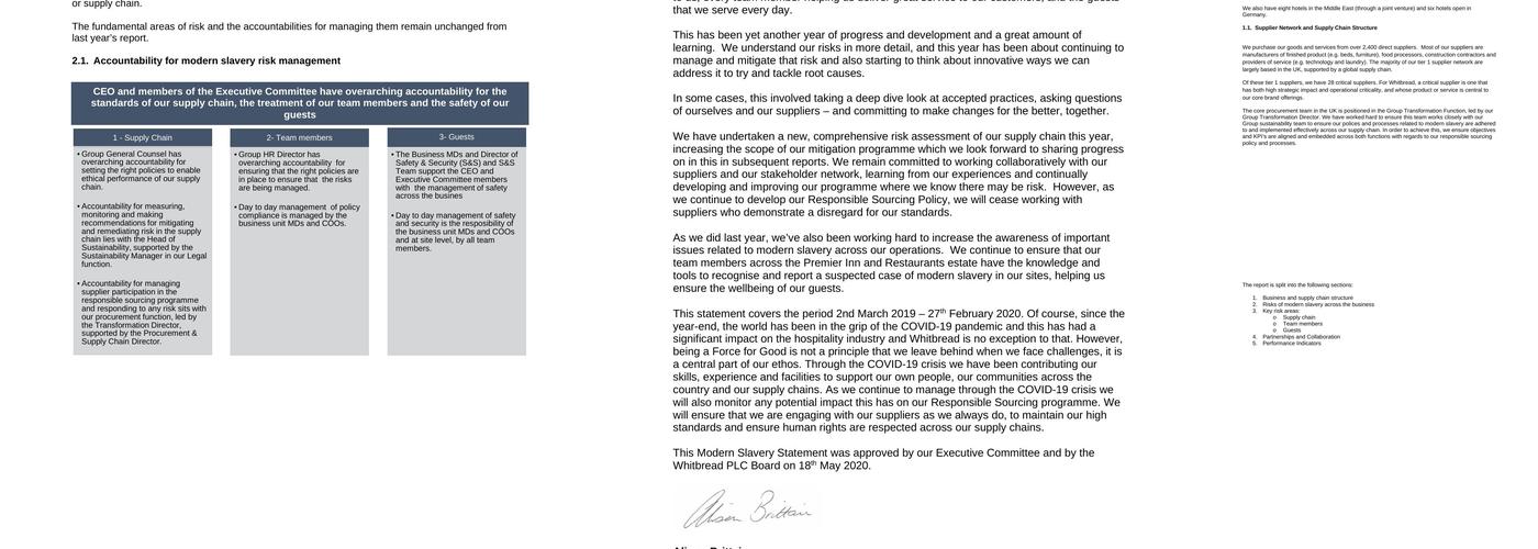 Premier Inn Aberystwyth hotel Menu