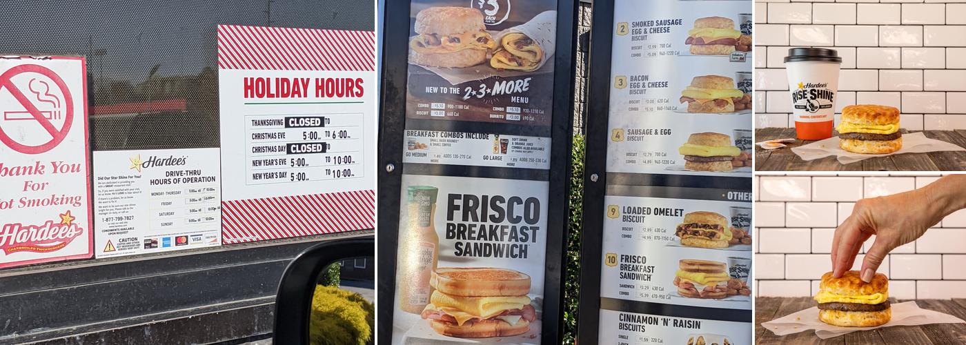 Hardee's Menu