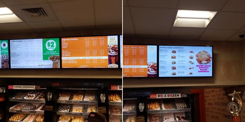 Dunkin' Menu