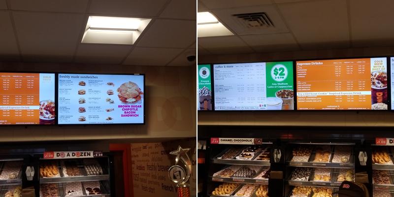 Dunkin' Menu