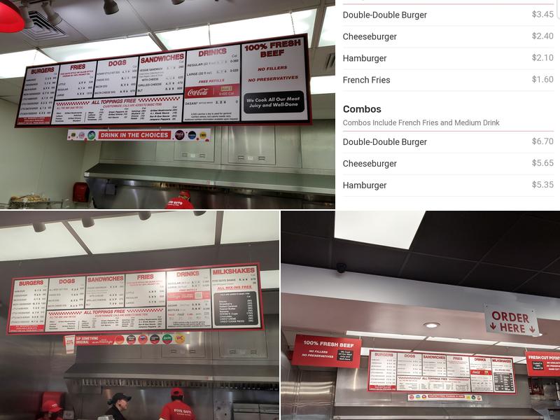 Five Guys Menu