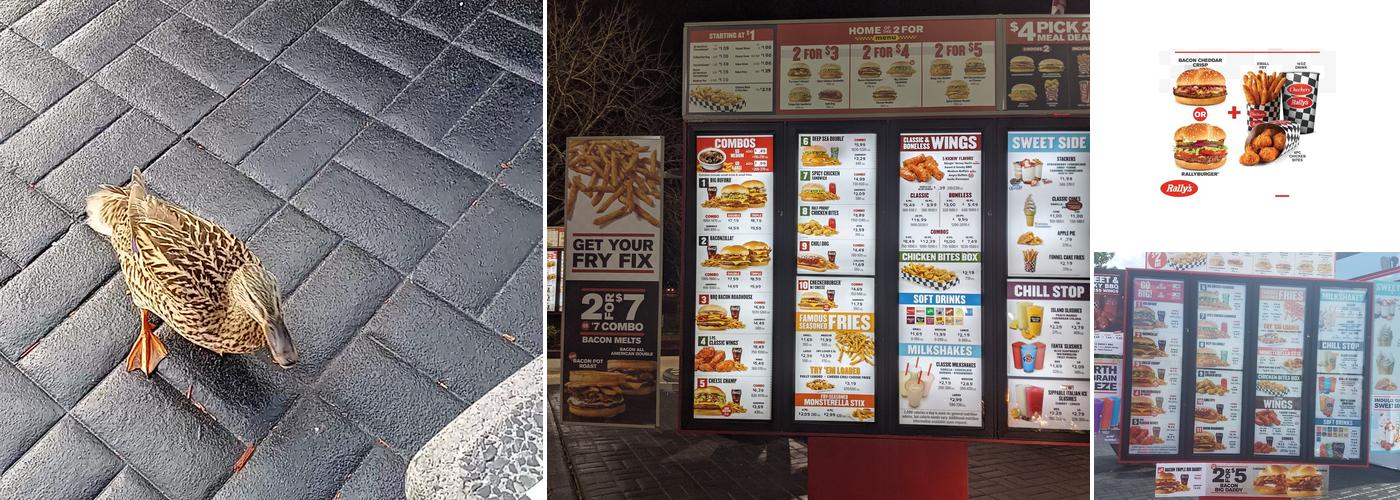 Checkers Menu
