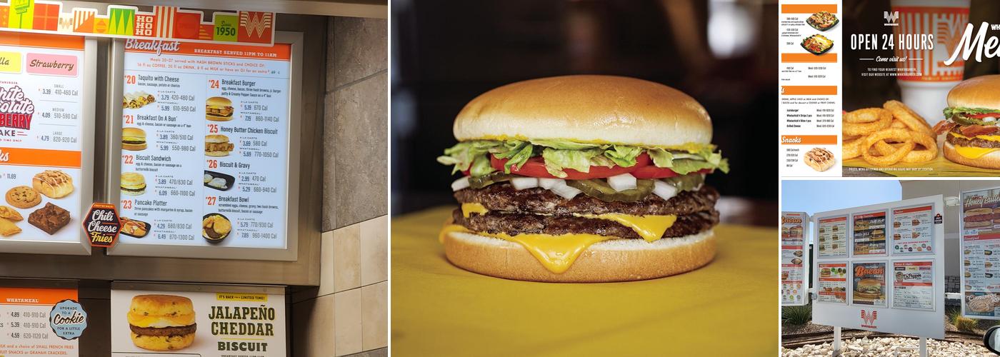 Whataburger Menu