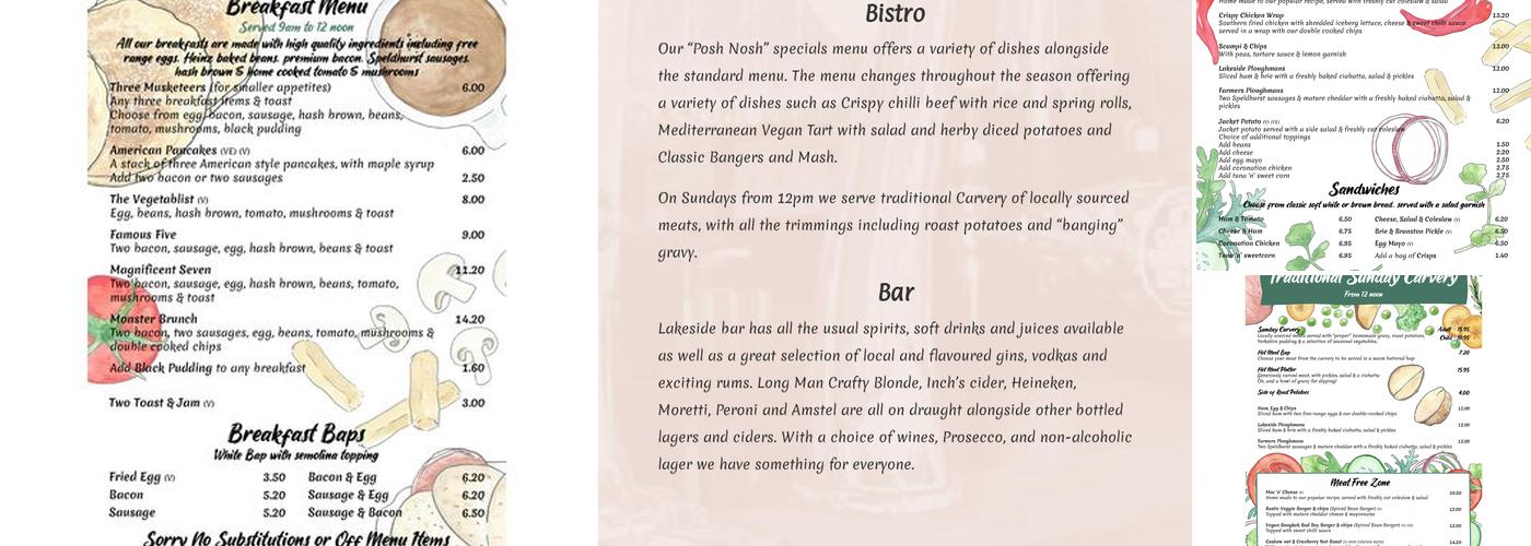 Lakeside Horam Menu