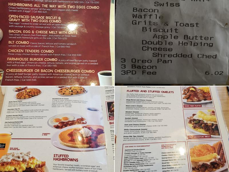 Huddle House Menu